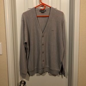Men’s Lacoste Pure Wool Cardigan Sweater